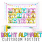 Alphabet Posters | Alphabet Cards | Back to School Classroom Decor Posters