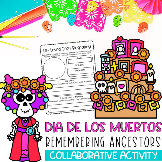 Dia De Los Muertos Craft | Hispanic Heritage Month | Fall Craft