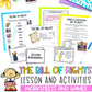 Bill of Rights Lesson | BUNDLE | US History | Mini-book and Worksheets