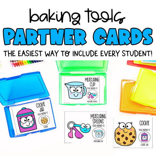 Baking Partner Pairing Cards | Classroom Management