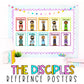 Sunday School Curriculum | Color Posters of Jesus and Disciples | Bible Lessons