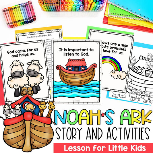 Sunday School Lessons | Noahs Ark Craft | Bible Study for Kids