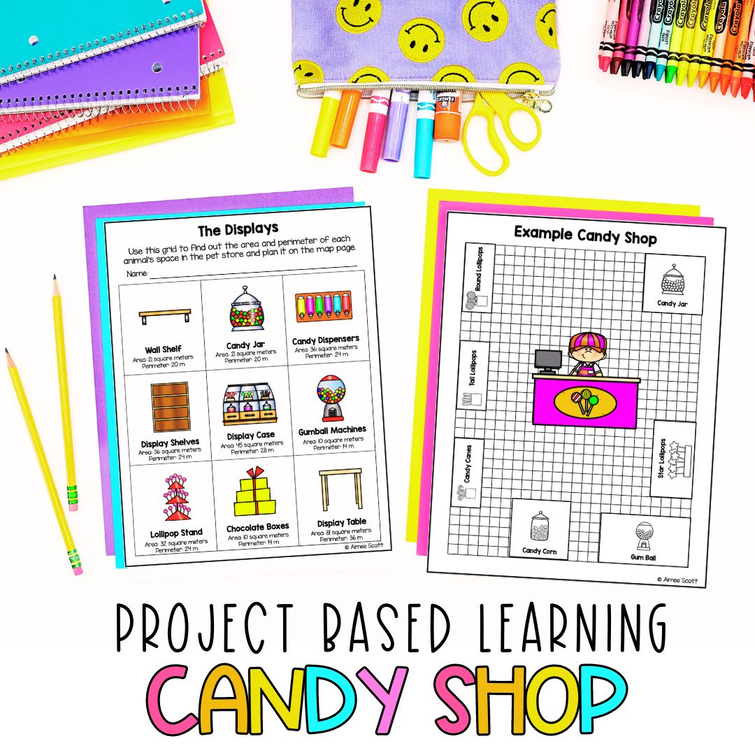 PBL Math Project | Run a Candy Store | Real World Math Application