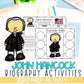 Founding Fathers Biographies | Biography Graphic Organizer | 4th of July | American History