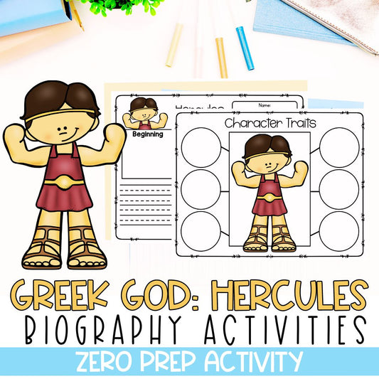 Greek Mythology Activities | Social Studies Bell Ringers | Hercules