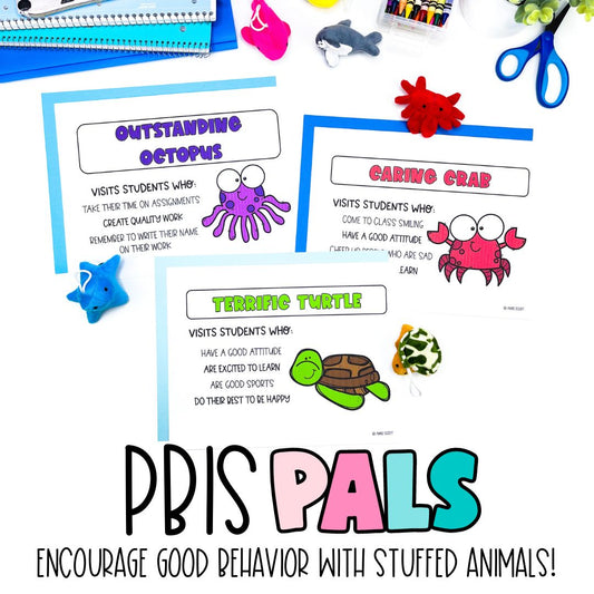 PBIS Pals | Classroom Decor Behavior Management System | Ocean Animal Theme Pack