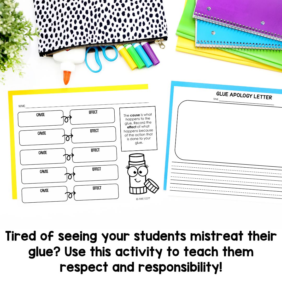 Glues on Strike Persuasive Writing Graphic Organizer