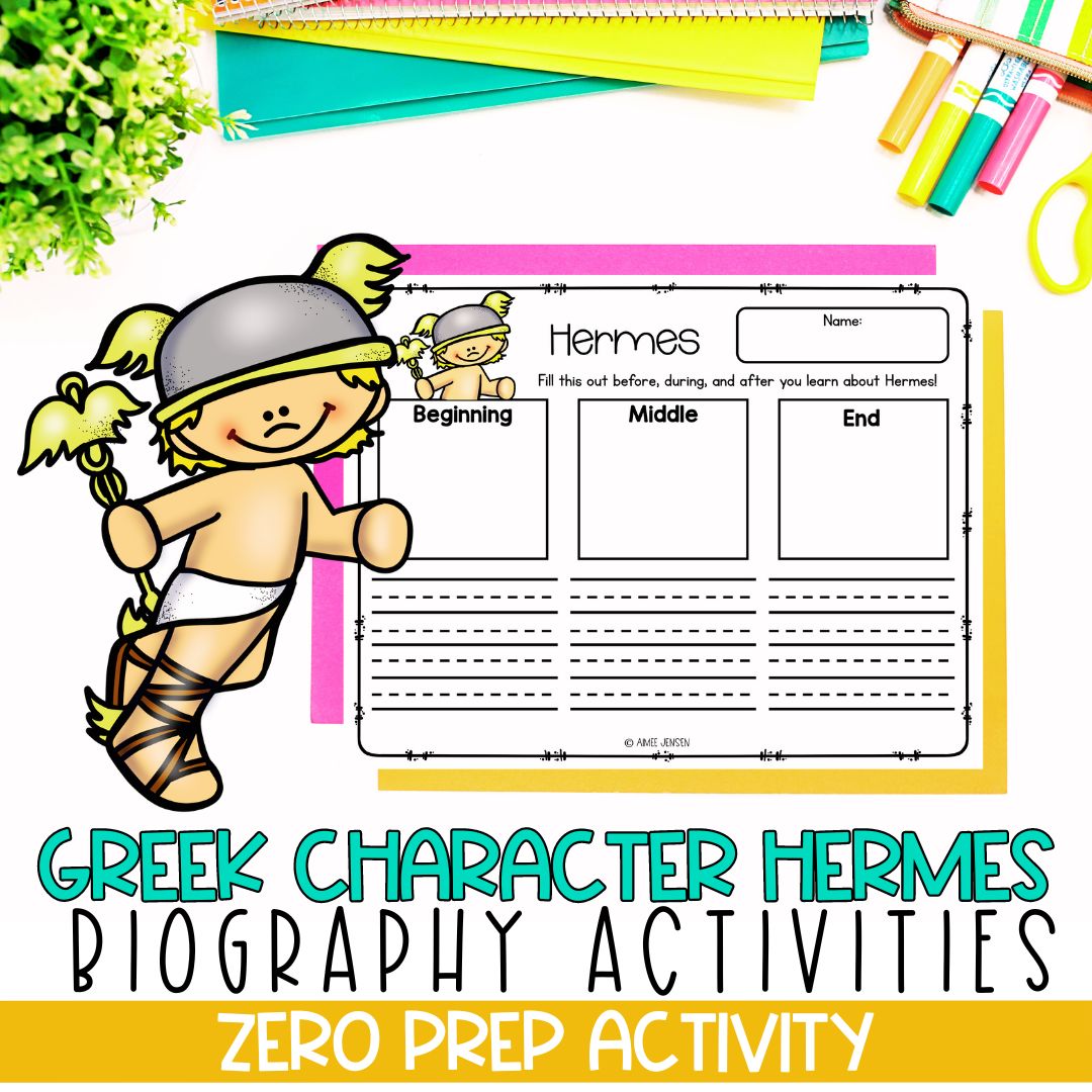 Greek Mythology Activities | Social Studies Bell Ringers | Hermes