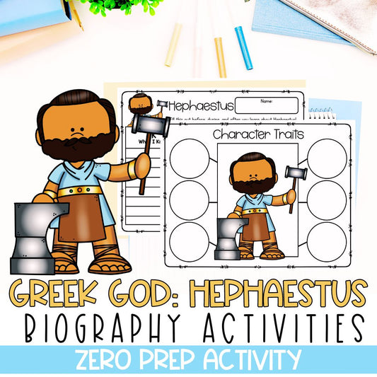 Greek Mythology Activities | Social Studies Bell Ringers | Hephaestus