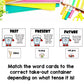 Past and Present Sushi Verbs | Irregular Verbs Game | Language Arts Activity