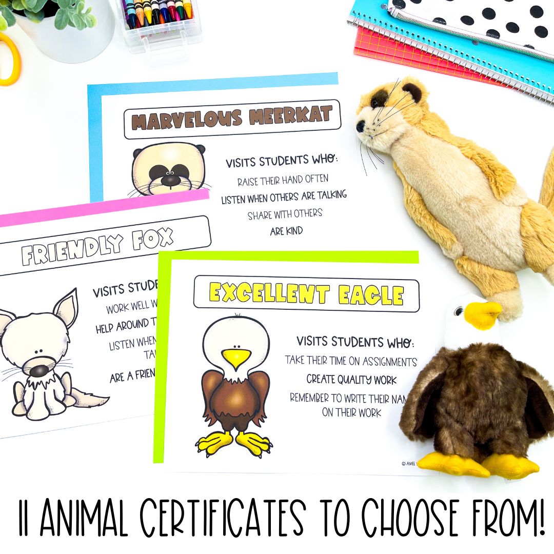 PBIS Pals | Classroom Decor Behavior Management System | Desert Animal Pack