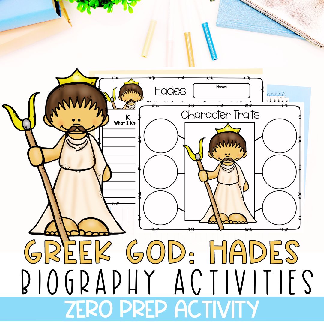 Greek Mythology Activities | Social Studies Bell Ringers | Hades