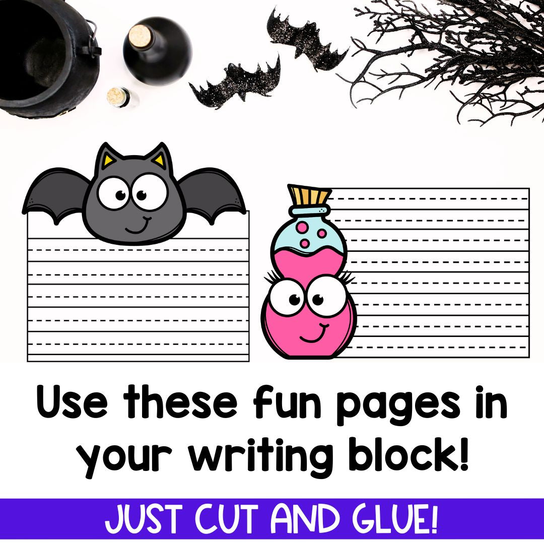 Halloween Craft | Writing Paper | Halloween Writing Activity