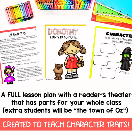 Land of Oz | Character Traits Reader's Theater | Social Studies