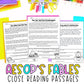 Aesop's Fables Activities | Close Reading Passages | Language Arts