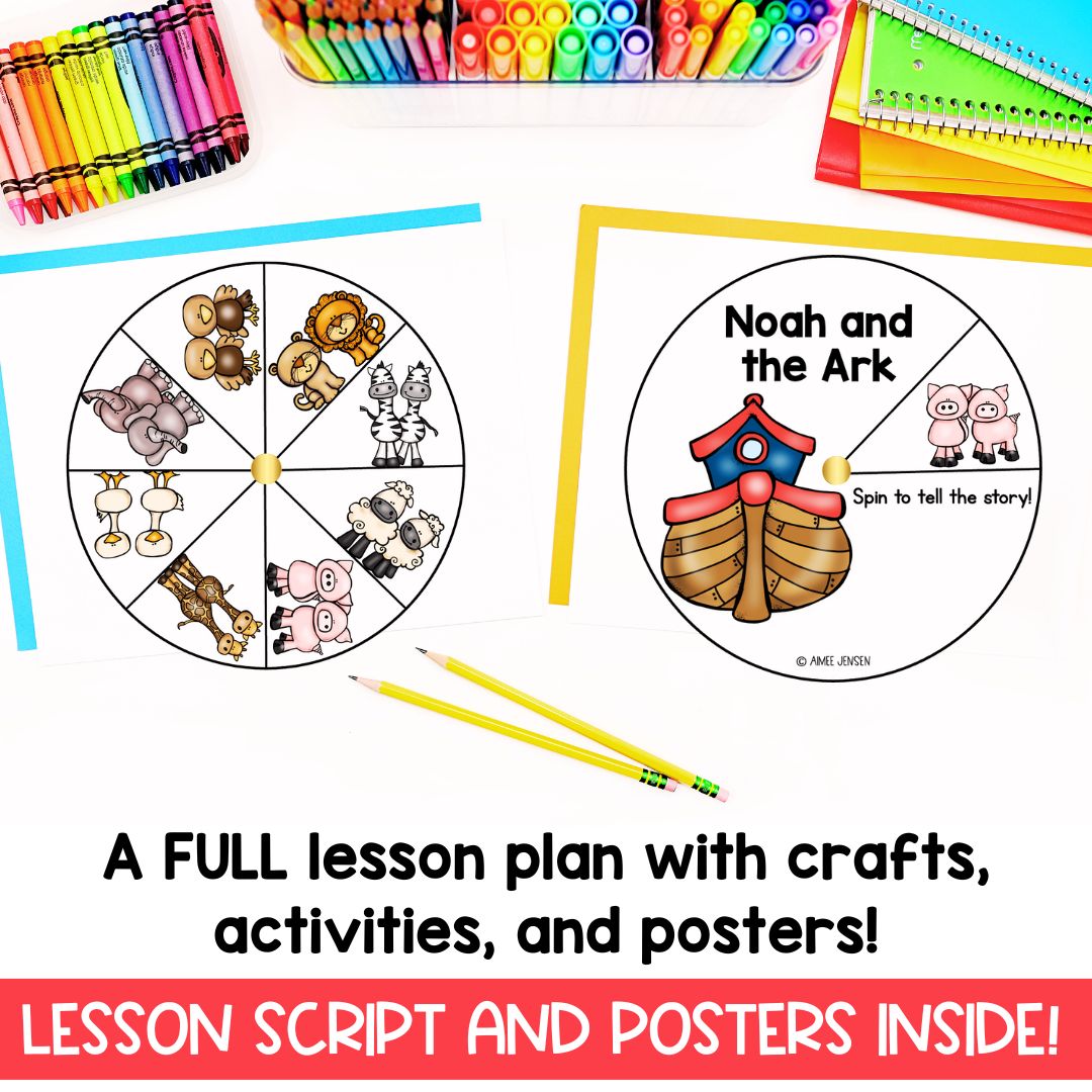 Sunday School Lessons | Noahs Ark Craft | Bible Study for Kids