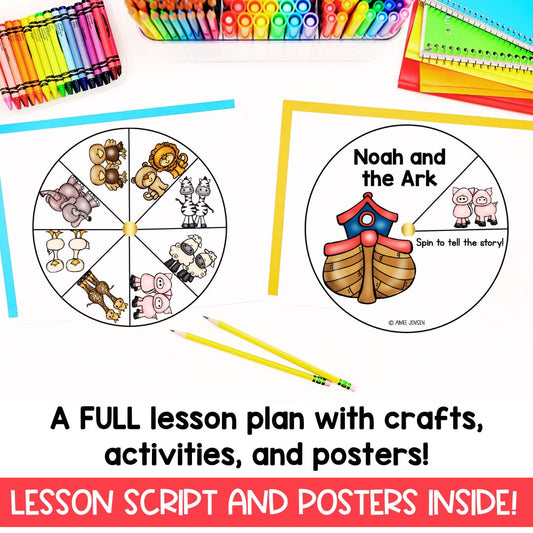 Sunday School Lessons | Noahs Ark Craft | Bible Study for Kids