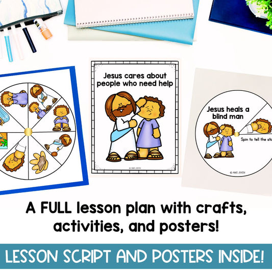 Sunday School Lessons | Jesus Crafts and Activities | Bible Study for Kids