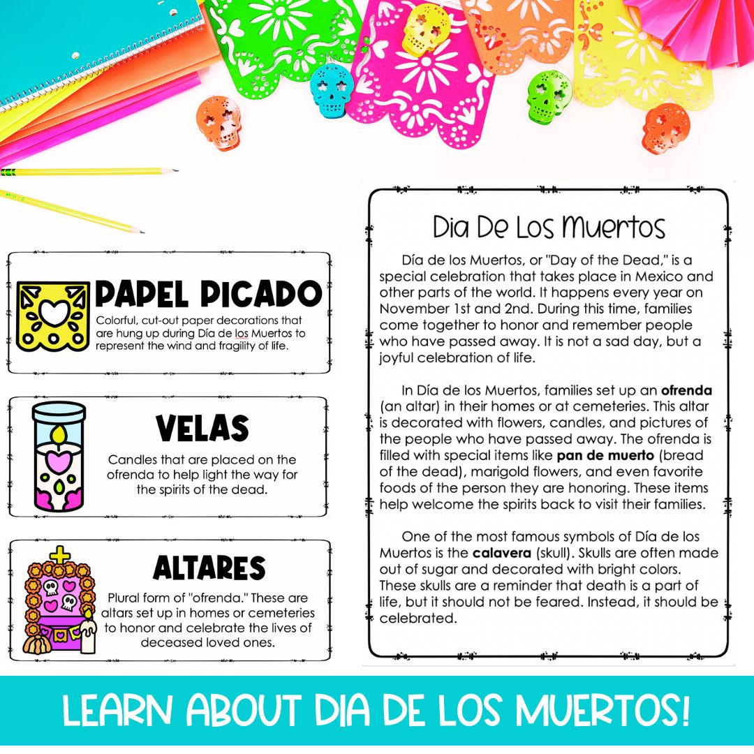 Dia De Los Muertos Craft | Hispanic Heritage Month | Fall Craft