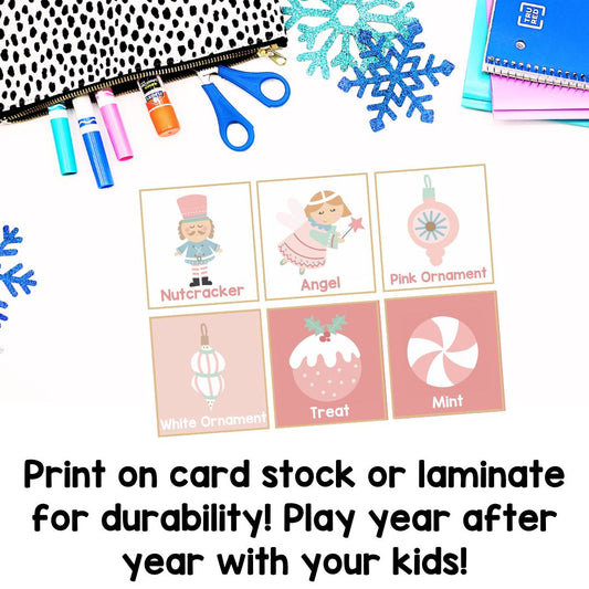 Christmas Activities | Matching Game | Preschool Worksheets