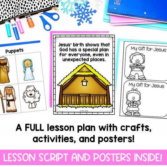 Sunday School Lessons | Nativity Crafts and Activities | Bible Study for Kids