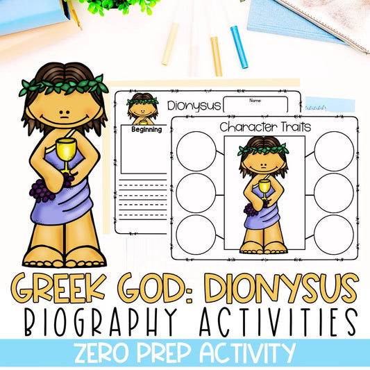 Greek Mythology Activities | Social Studies Bell Ringers | Dionysus