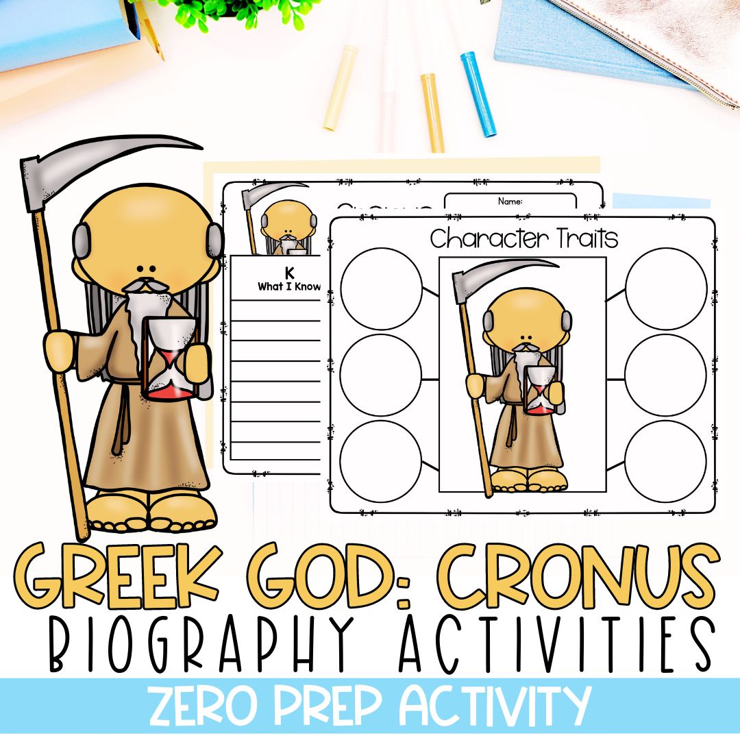 Greek Mythology Activities | Social Studies Bell Ringers | Cronus