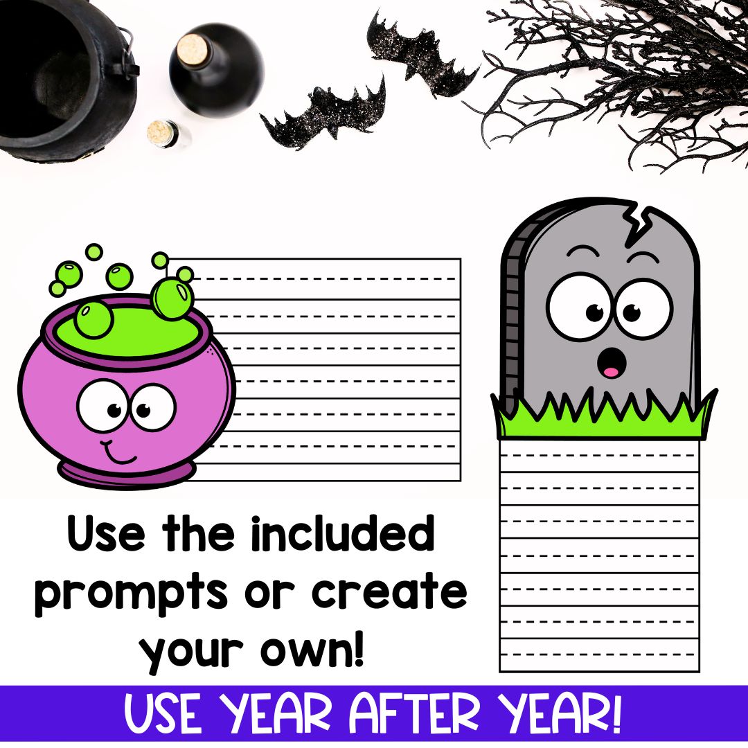 Halloween Craft | Writing Paper | Halloween Writing Activity