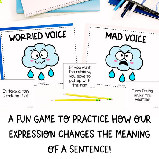 Clouds | Reading With Expression Game | Reading Comprehension