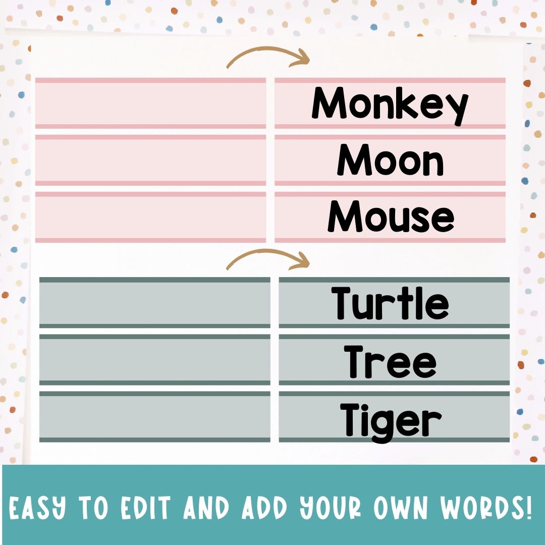 Boho Classroom Decor Bundle | Editable Word Wall Template | Cars