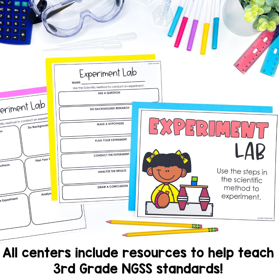 Scientific Method Activity Centers | NGSS Aligned | STEM Resource