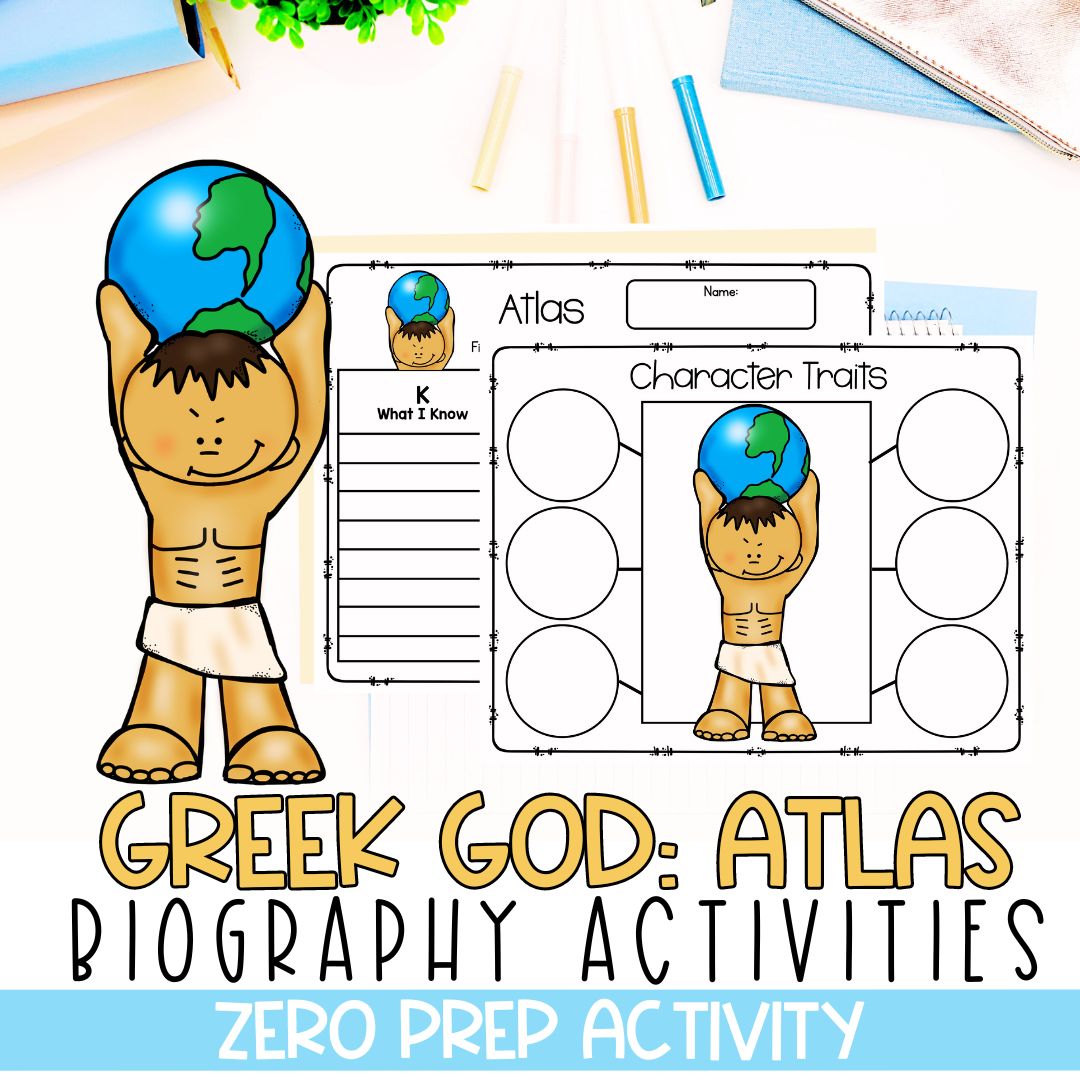 Greek Mythology Activities | Social Studies Bell Ringers | Atlas