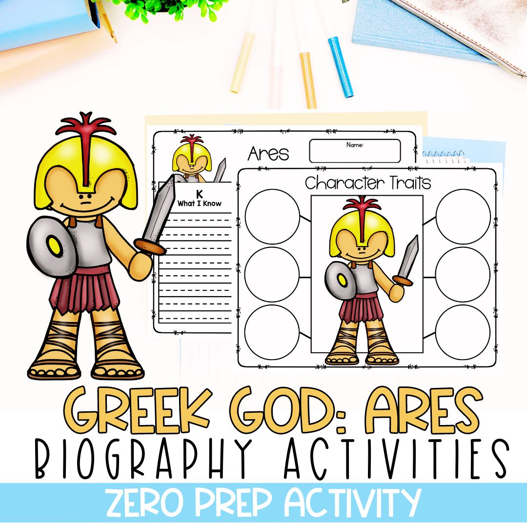 Greek Mythology Activities | Social Studies Bell Ringers | Ares