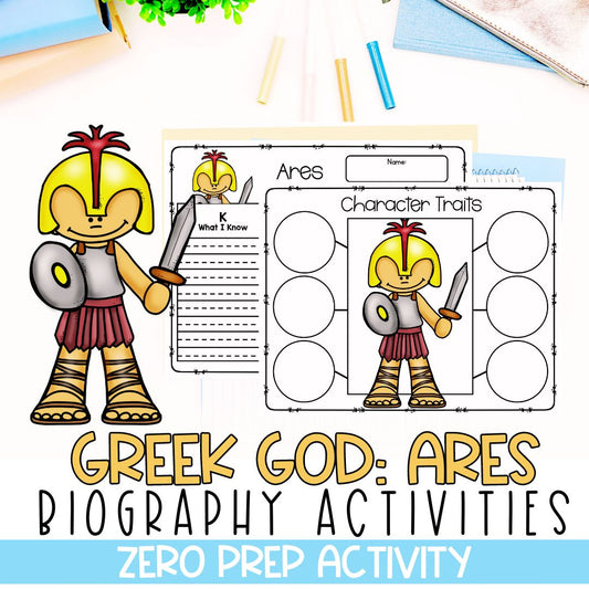 Greek Mythology Activities | Social Studies Bell Ringers | Ares