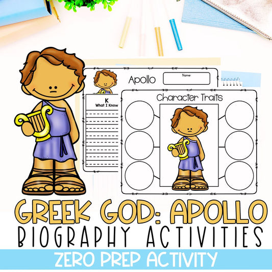 Greek Mythology Activities | Social Studies Bell Ringers | Apollo