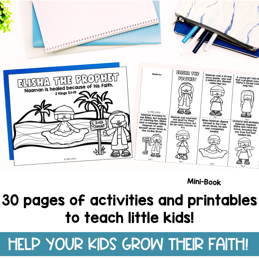 Sunday School Lessons | Elisha and Naaman Faith Lesson | Bible Study for Kids