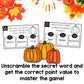 Pumpkin Life Cycle | Review Game | Fall Scavenger Hunt