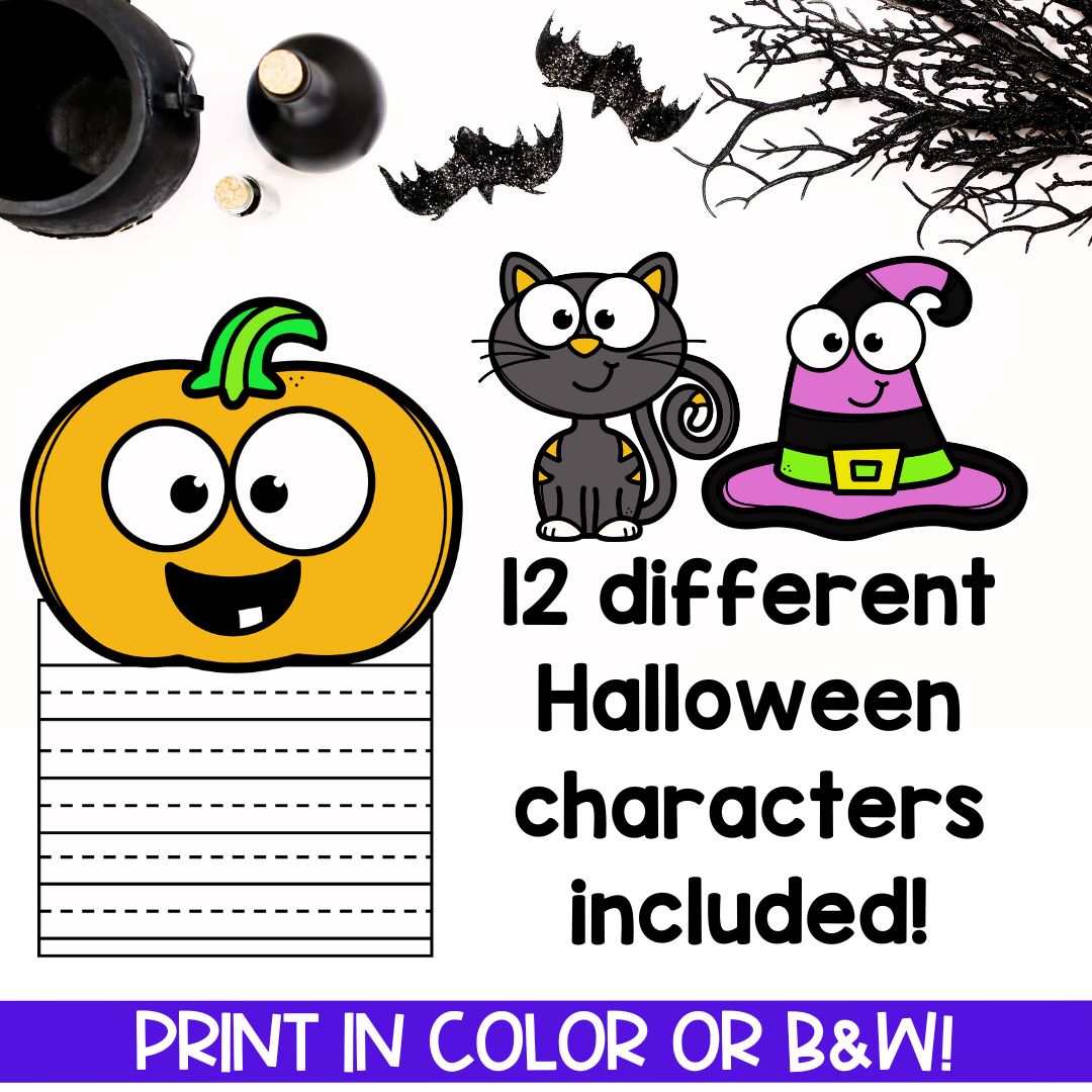 Halloween Craft | Writing Paper | Halloween Writing Activity