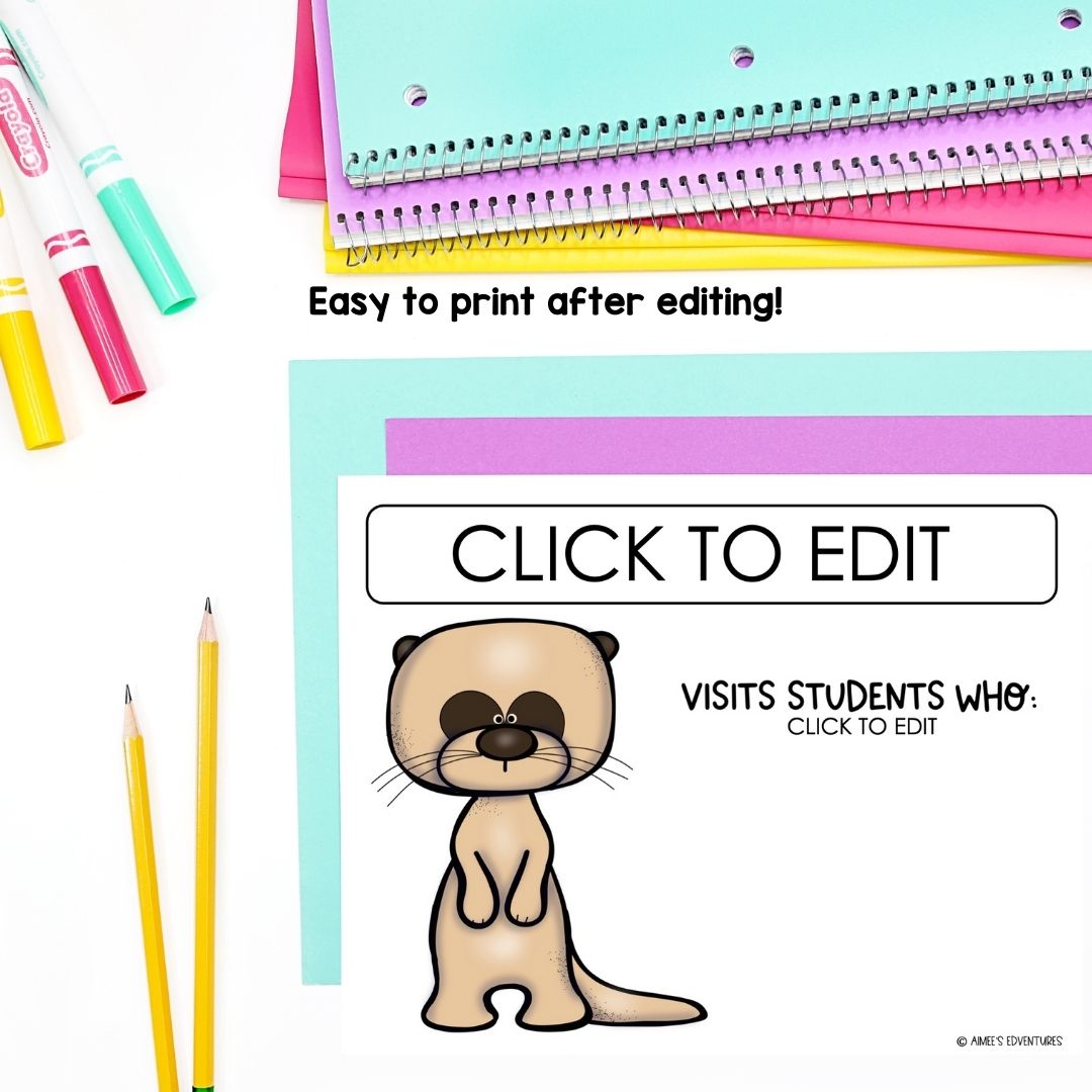 PBIS Pals | Editable Desert Animal Pack | Classroom Decor Behavior Management