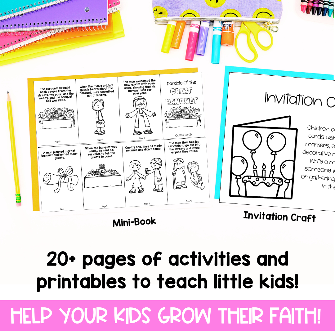 Sunday School Lessons | Parables Bible Study for Kids | Full Lesson Plan for Primary