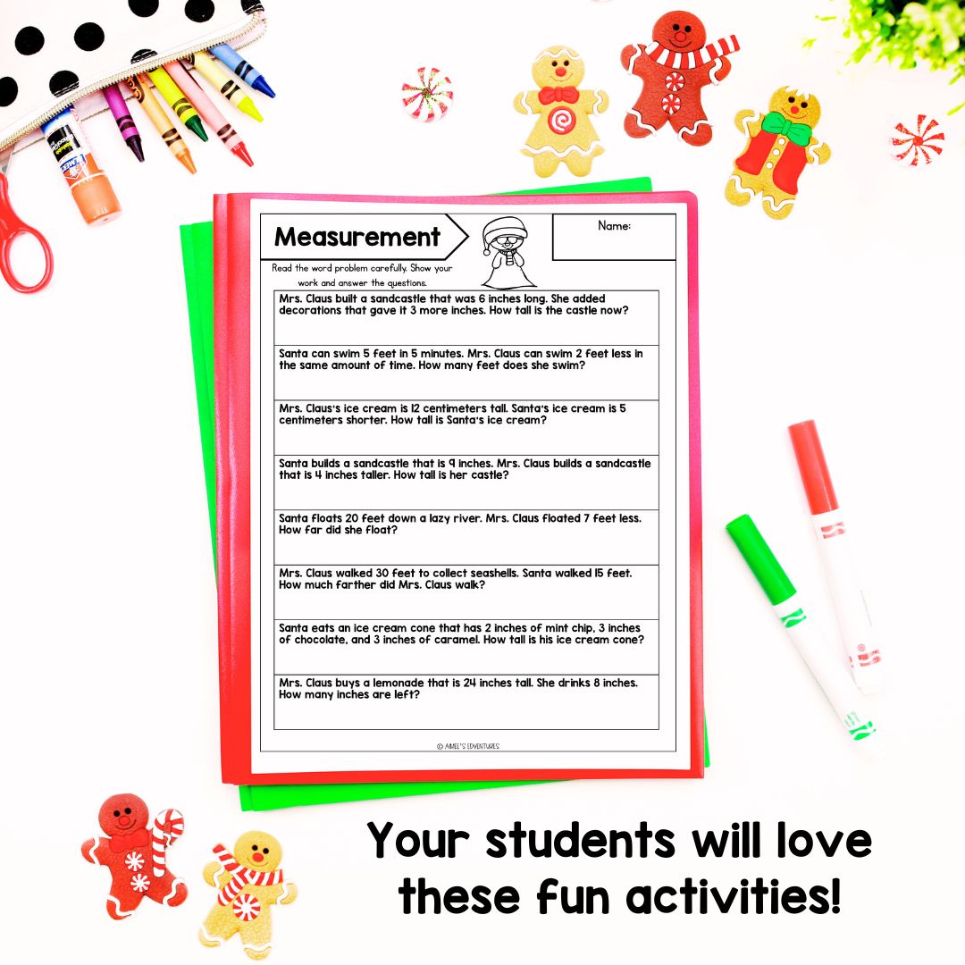 Project Based Learning Math | Christmas Activities | Winter Math Activities