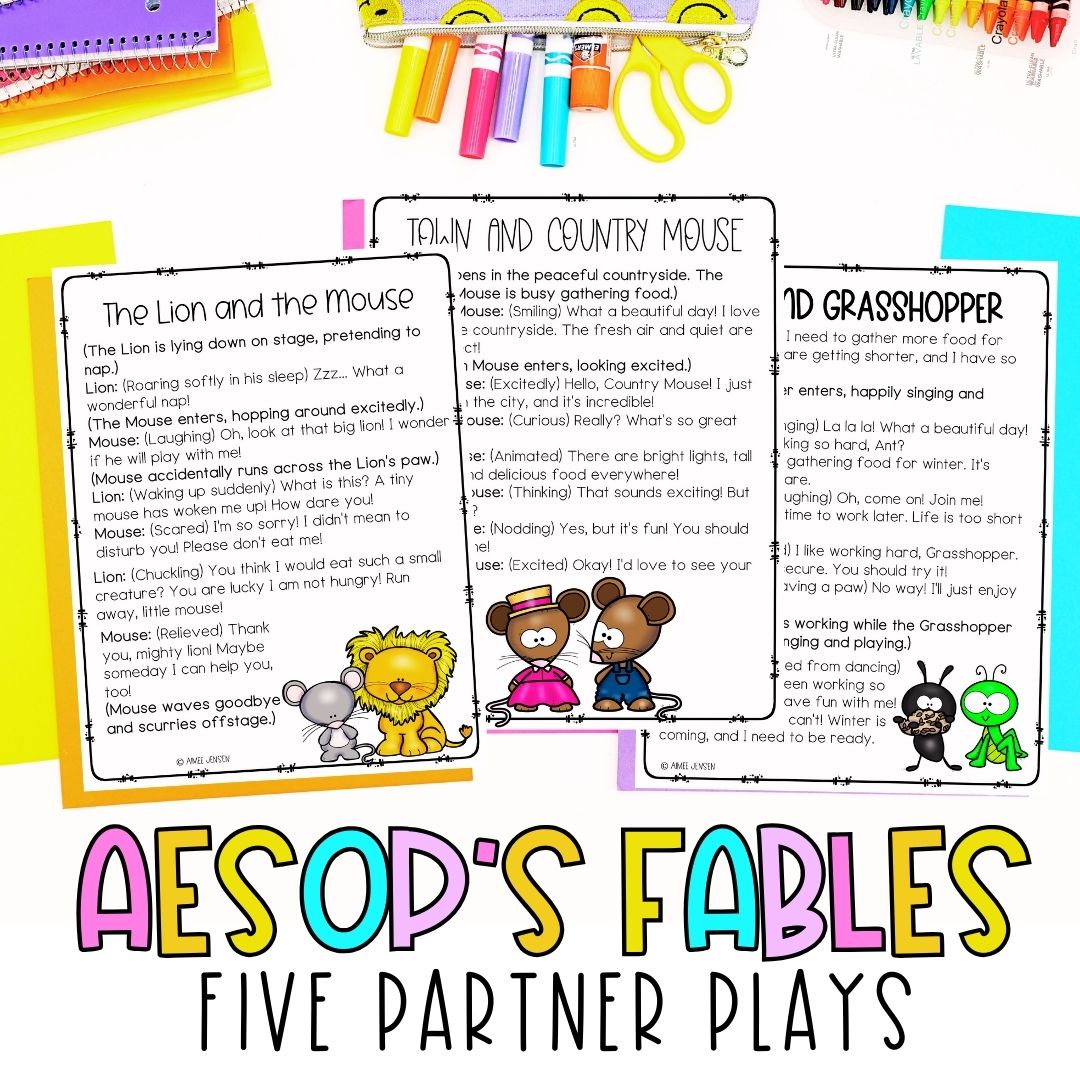 Aesops Fables | Partner Plays | Teaching Folktales and Theme