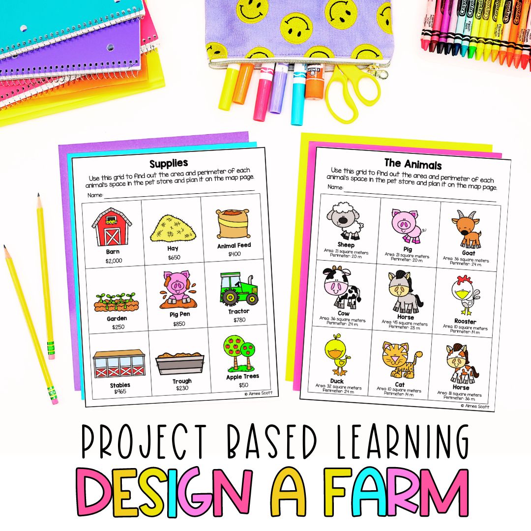 Pbl Math PBL Math Project | Run a Farm | Real World Math Application ...