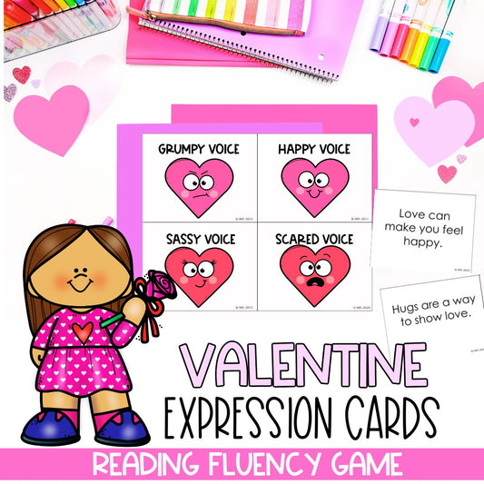 Valentine Theme | Reading With Expression Game | Winter Reading Comprehension