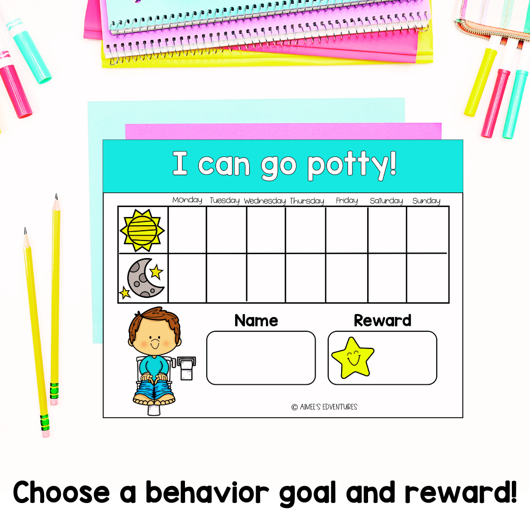 Toddler Reward Chart Printable | Potty Training Chart