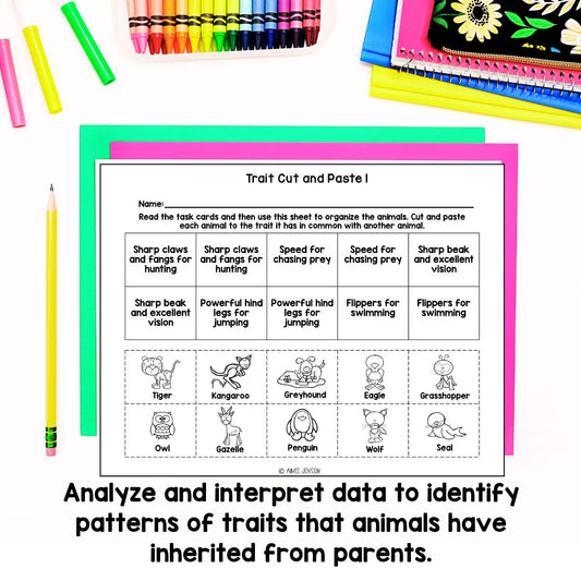 Fun Science Activities | Animal Traits Matching Game