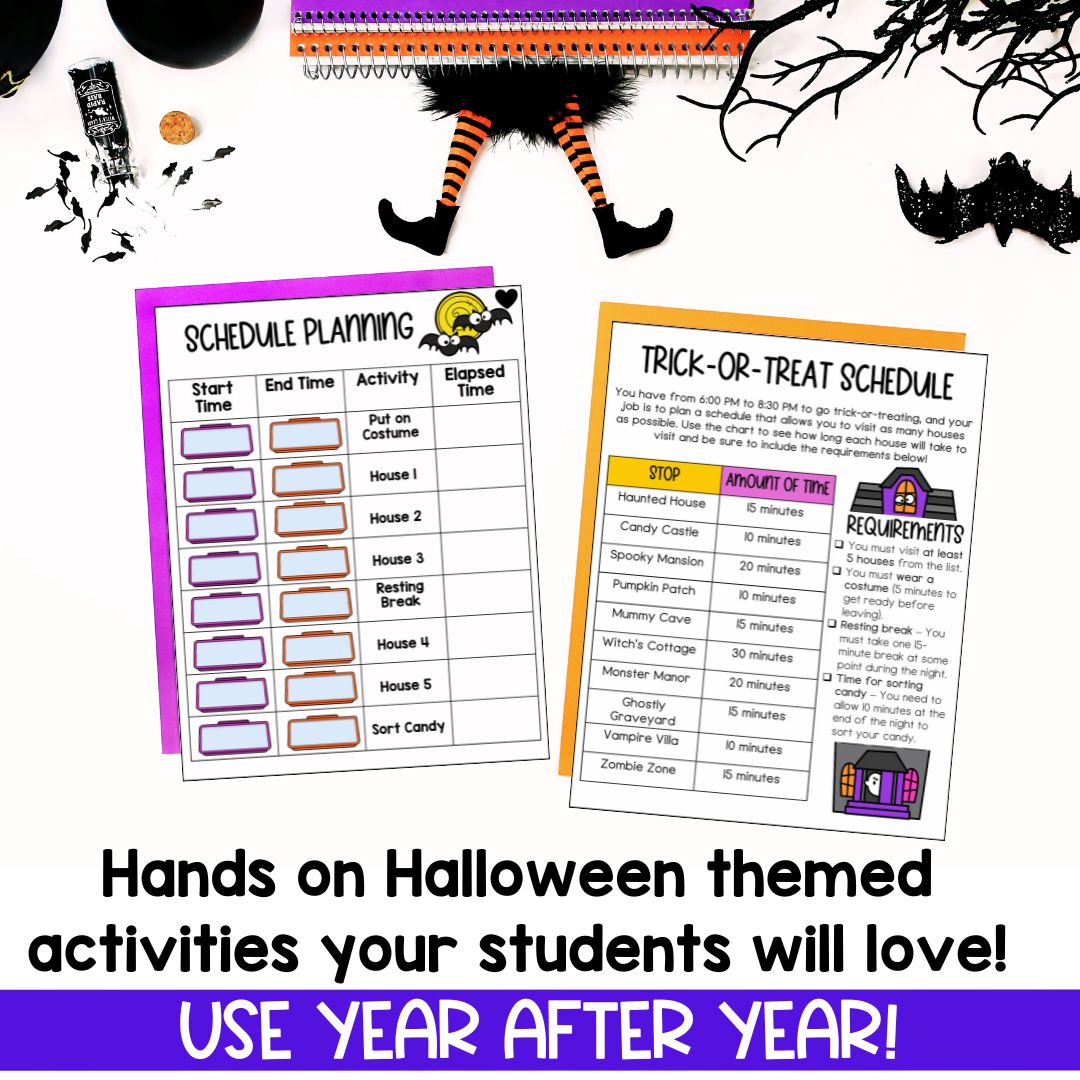 Project-Based Learning Math | Trick-or-Treat Activity | Halloween Math