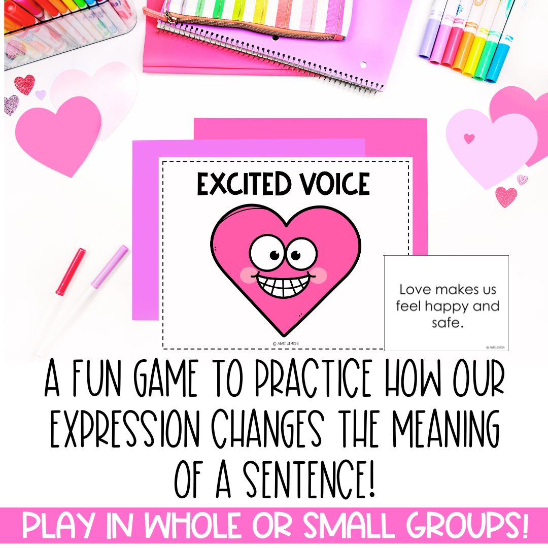 Valentine Theme | Reading With Expression Game | Winter Reading Comprehension