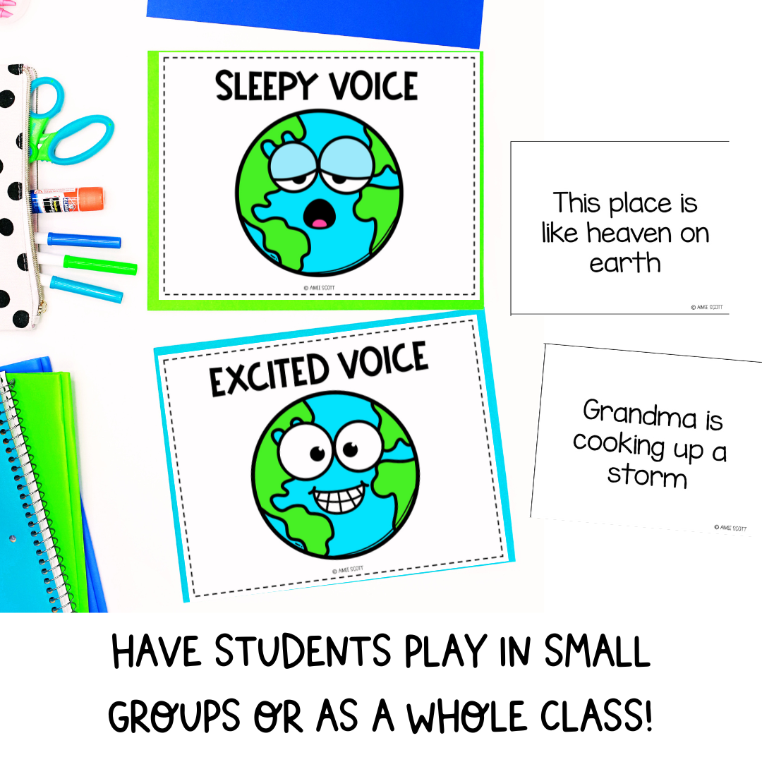 Earth Day Activity | Reading With Expression Game for Reading Comprehension