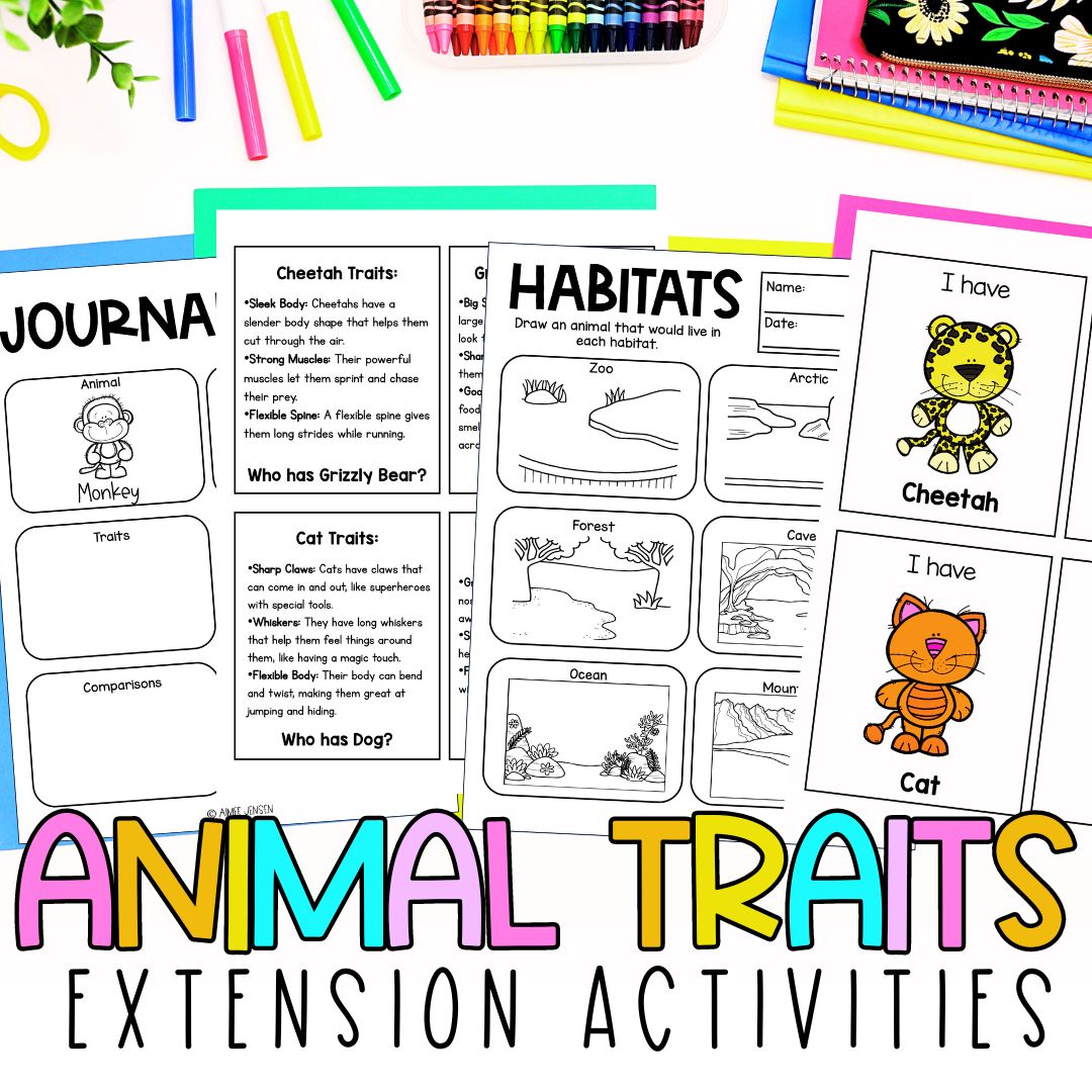 Student Research Project | Animal Traits | NGSS Science